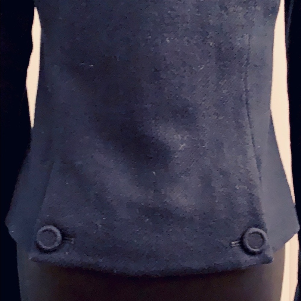 Tocca Navy Blue Buttoned Wool Jacket. Euc. - image 5